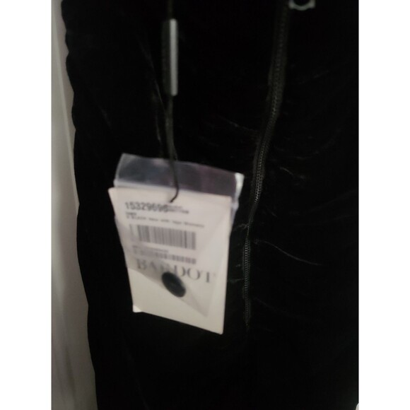 BARDOT Womens Black mini dress cocktail party halter velour NWT Size 8 - Picture 9 of 11